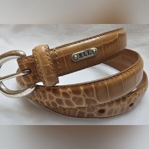 Ralph Lauren Tan Italian Leather Belt